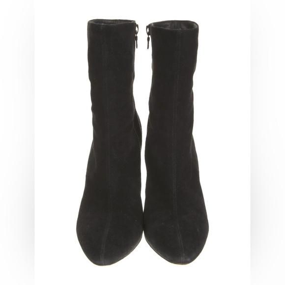 Dries Van Noten Suede Side-Zip Boots - Picture 1 of 8